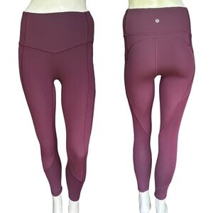 Lululemon All The Right Places Crop II *23" Leggings in Dark Abode Size 4